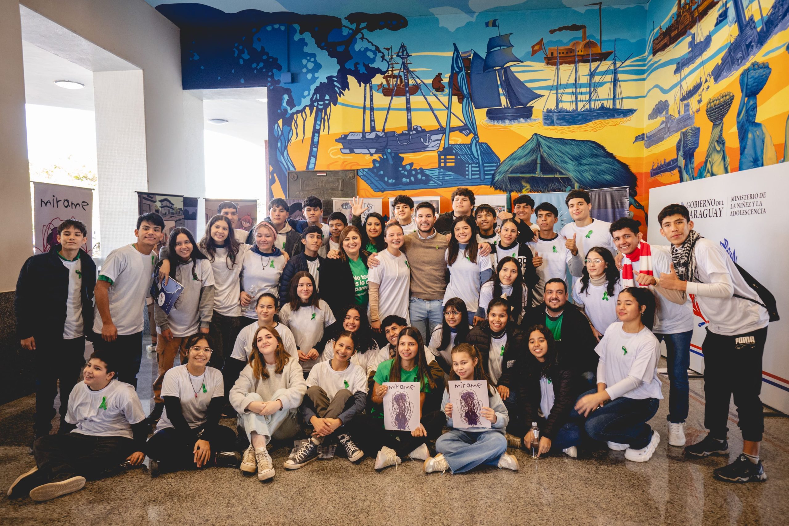 Niñas, niños y adolescentes participan de un encuentro lúdico en el Día Nacional de Lucha contra el Abuso y la Explotación Sexual