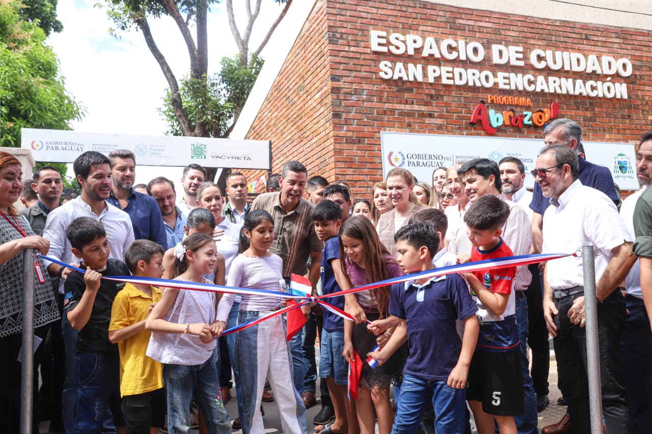 El #GobiernoDelParaguay habilitó Espacio de Cuidado del Programa Abrazo en Encarnación